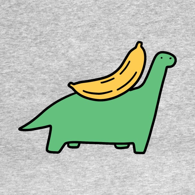 Banana Long Neck Dino by saradaboru